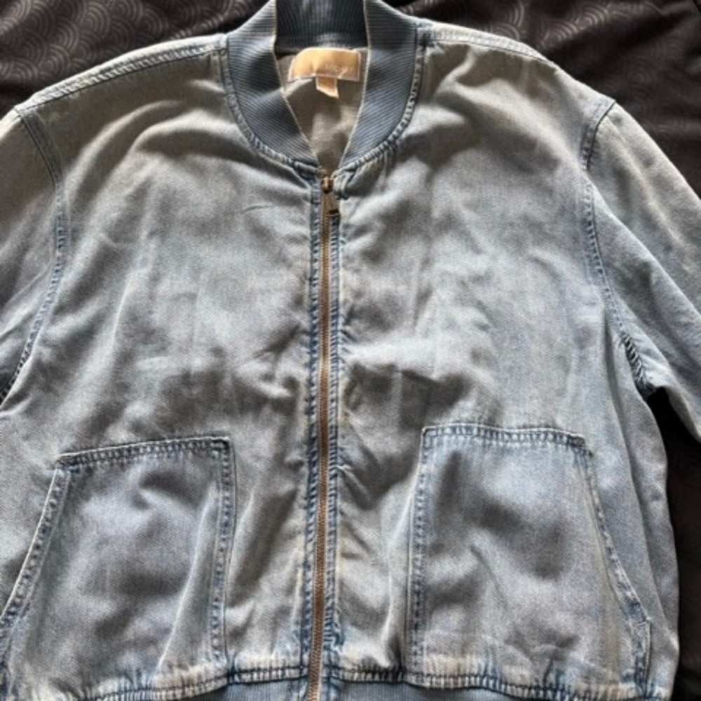 Michael Kors | Denim Bomber Style Jacket | Wmn’s Sz XL